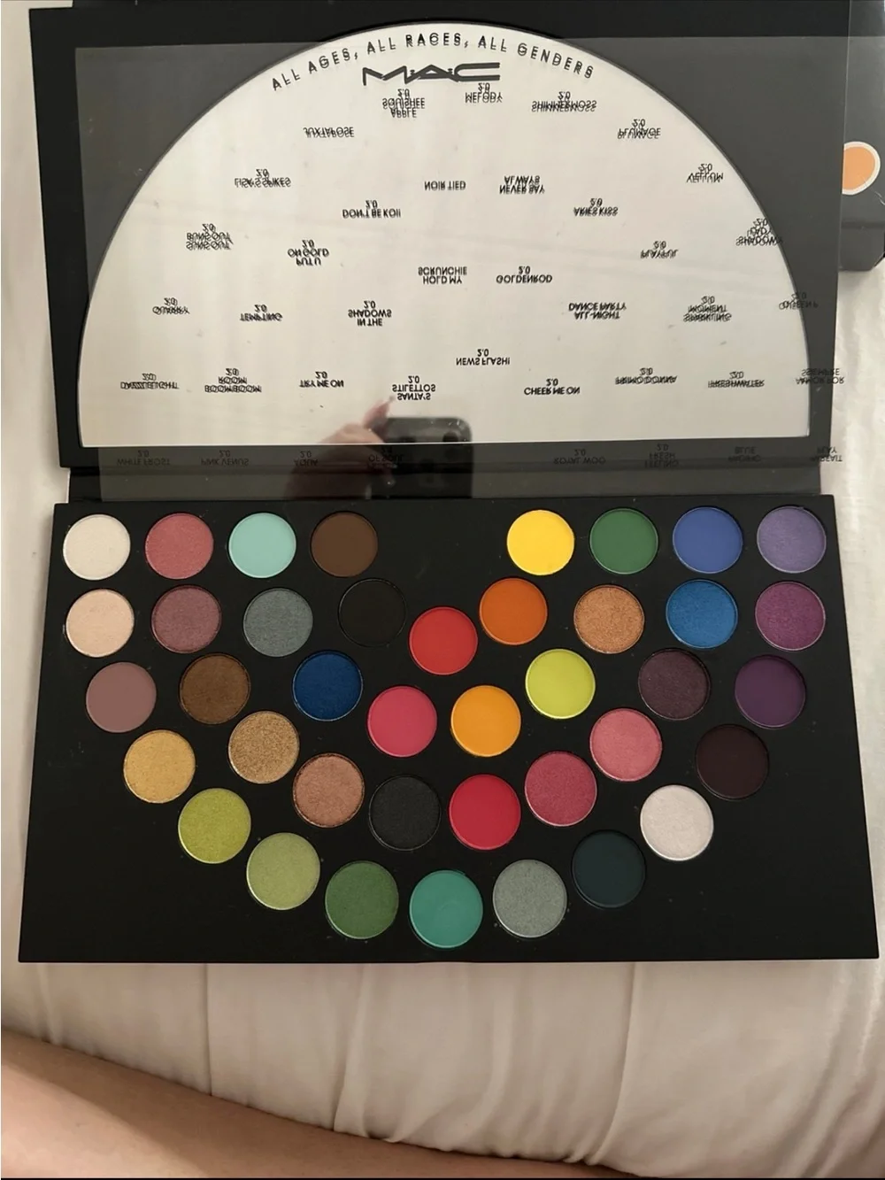 MAC Viva Glam 40 Shades of Pride Rainbow Eyeshadow Palette
